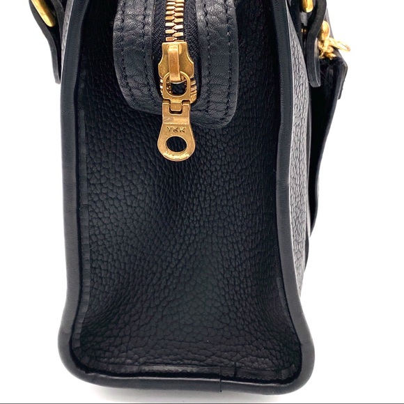 DOONEY & BOURKE Vintage All Black Leather Tote - Picture 5 of 13